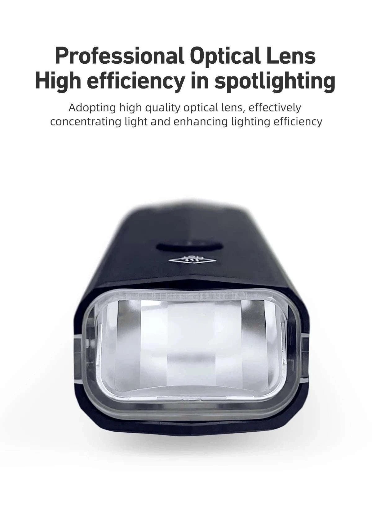 500LM Waterproof Bicycle Front Light for Safer Night Rides-