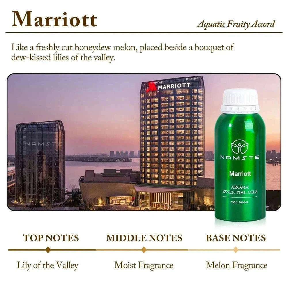 500ML Hotel Inspired Fragrance Oil for Diffusers Home Aroma-Marriott / 500ML / Saudi Arabia
