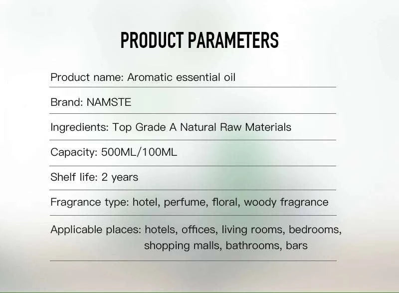 500ML Hotel Inspired Fragrance Oil for Diffusers Home Aroma-Marriott / 500ML / Saudi Arabia