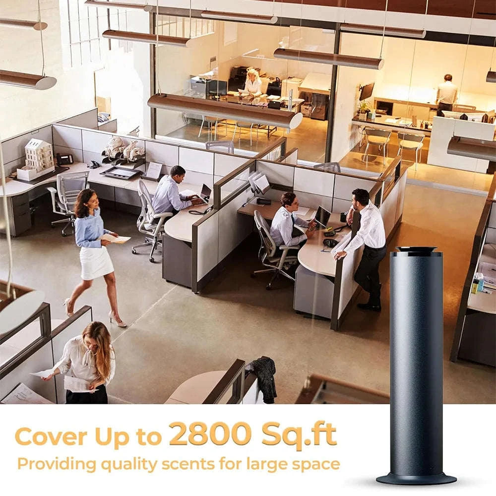 500ml Scent Diffuser for Large Spaces with WiFi and Bluetooth-United States / WiFi-Black / US