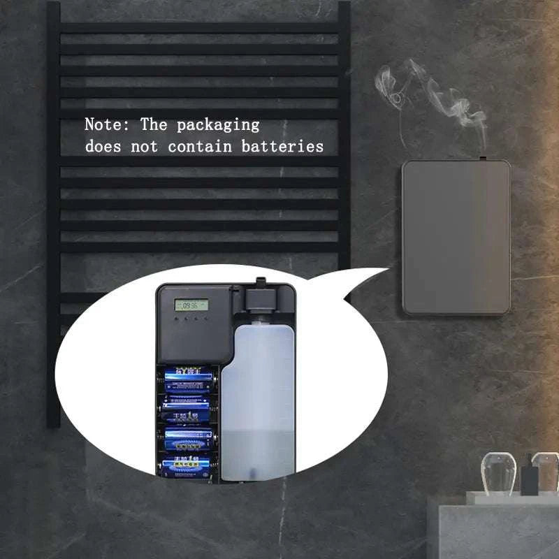 500ML Smart Waterless Essential Oil Diffuser with Bluetooth Control-OV-5 Pro-EU Plug