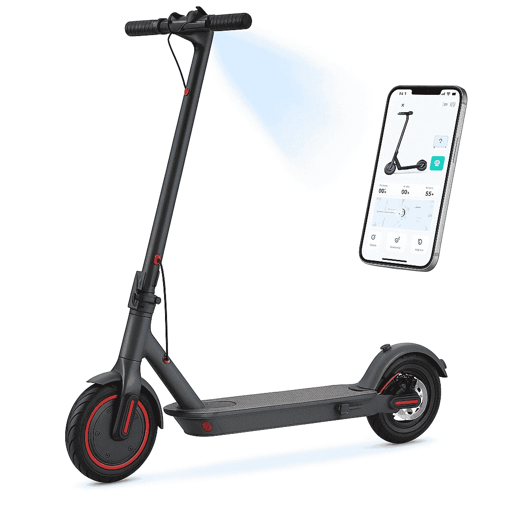 500W Electric Scooter 22MPH Foldable with App Control & Suspension-TMAX / United States
