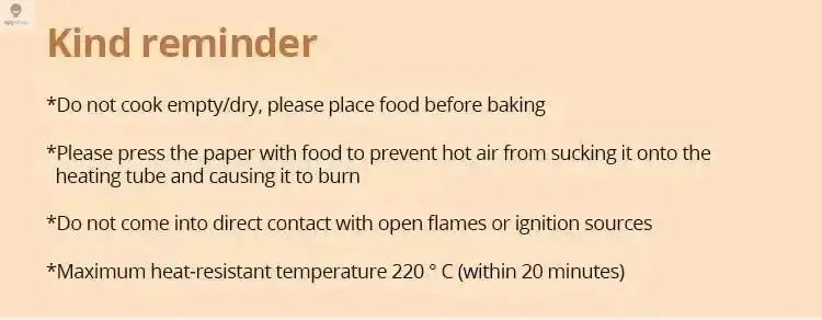 50Pcs Air Fryer Disposable Paper Non-Stick Airfryer Baking Papers Round Air-Fryer Paper Liners Paper Kitchen Accessories Spy-shop.com