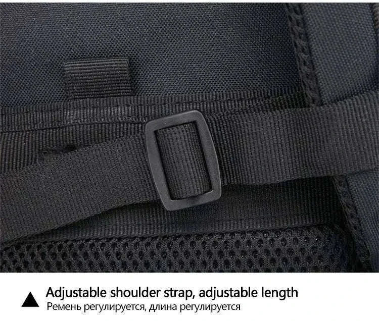 50L Tactical Backpack for Outdoor Travel and Trekking-Black / United States