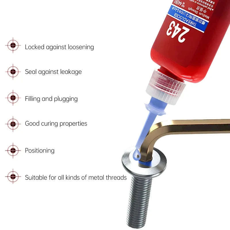 50ml High Strength Thread Locking Agent 242 243 272-222