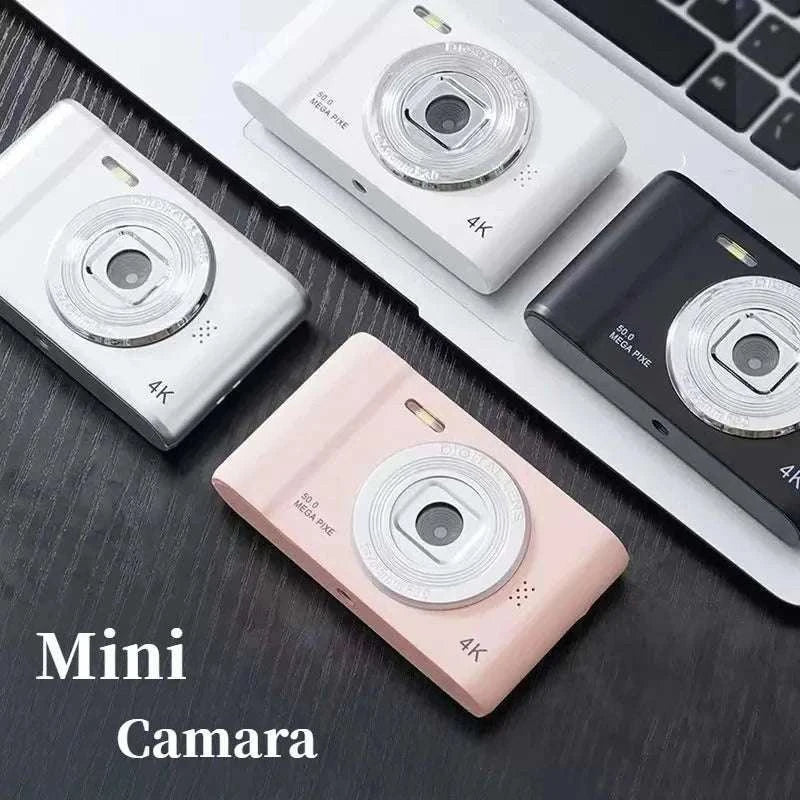 50MP 4K Digital Camera with Zoom and 2.4" Screen-