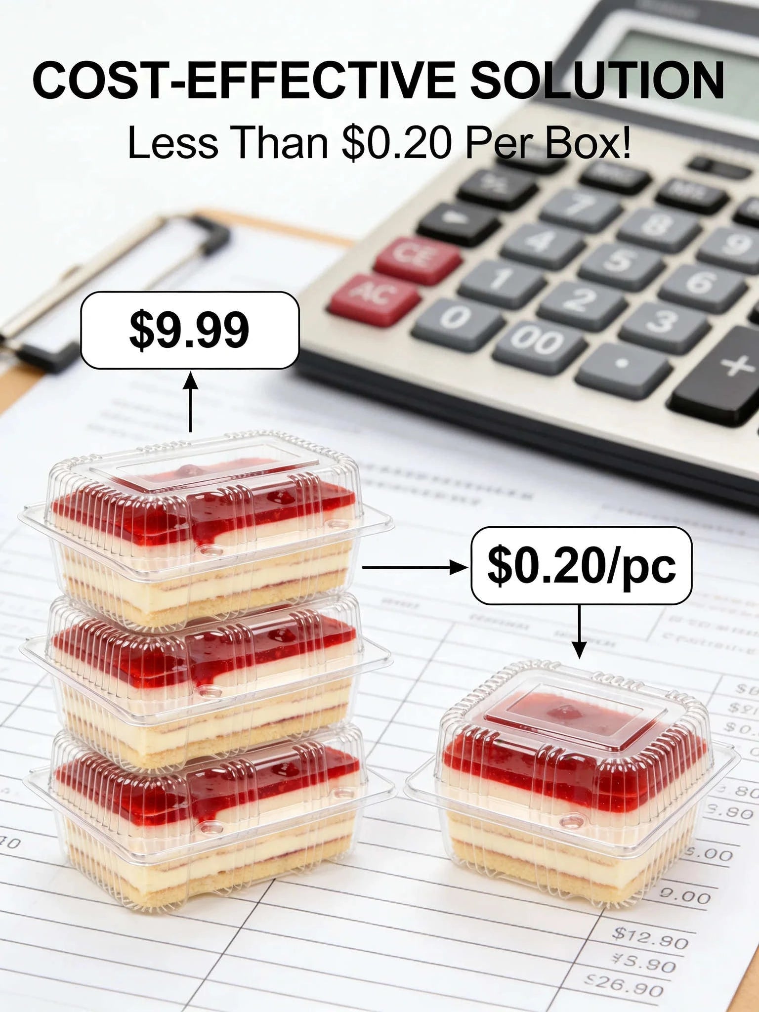 50pcs Clear Plastic Clamshell Food Containers for Takeout & Storage-3packs / United States