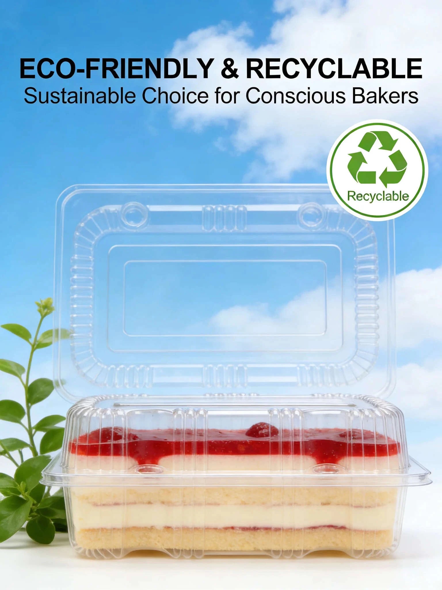50pcs Clear Plastic Clamshell Food Containers for Takeout & Storage-3packs / United States