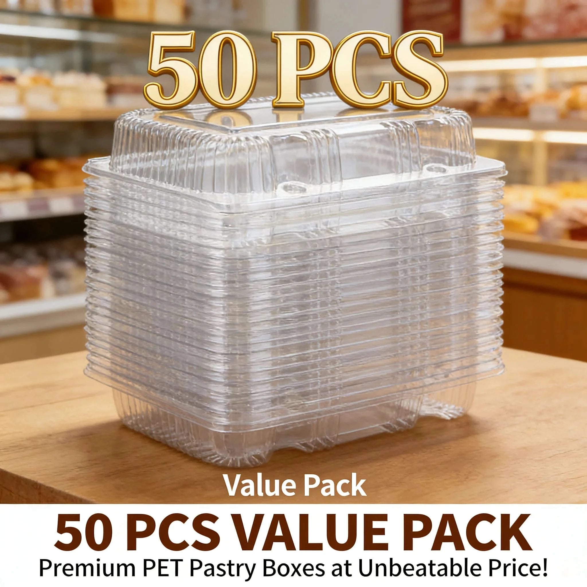 50pcs Clear Plastic Clamshell Food Containers for Takeout & Storage-3packs / United States