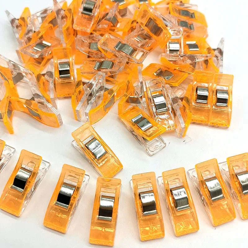 50PCS Sewing Clips for Fabric, Quilting, Craft & Paper Use-United States / green  50pcs