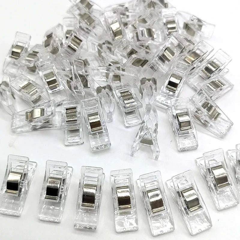 50PCS Sewing Clips for Fabric, Quilting, Craft & Paper Use-United States / green  50pcs