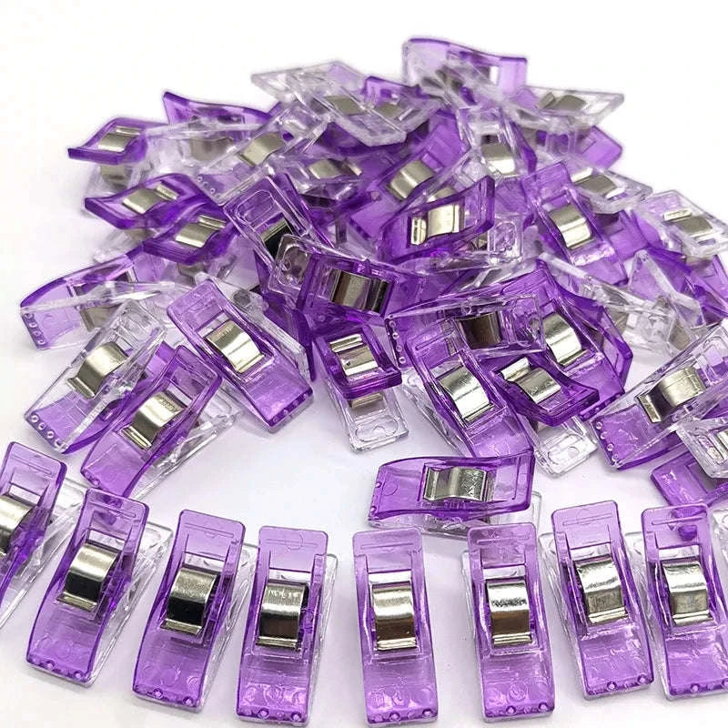 50PCS Sewing Clips for Fabric, Quilting, Craft & Paper Use-United States / green  50pcs