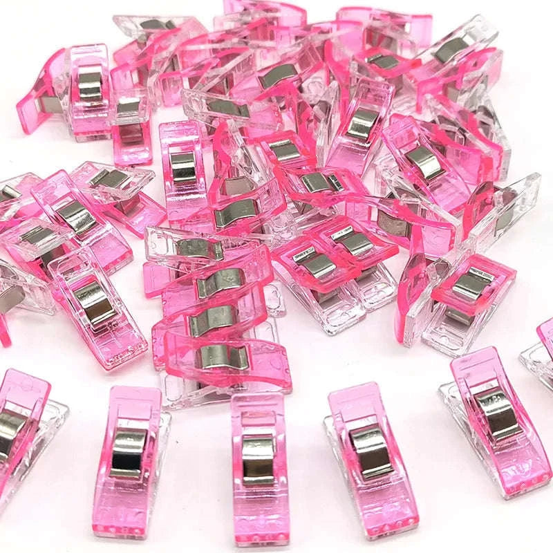 50PCS Sewing Clips for Fabric, Quilting, Craft & Paper Use-United States / green  50pcs
