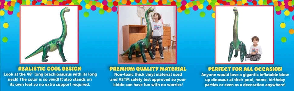 51" Brachiosaurus Inflatable Dinosaur Toy-United States / Inflatable Brachiosa