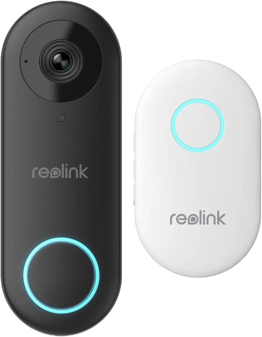 Reolink PoE Video Doorbell Camera with Chime, 5MP Super HD Wired Smart Video Doorbell with Camera, 180° Diagonal View, Human Detection, Two-Way Audio, Remote Access, Waterproof, Video Doorbell PoE V1 - Spy-shop.com