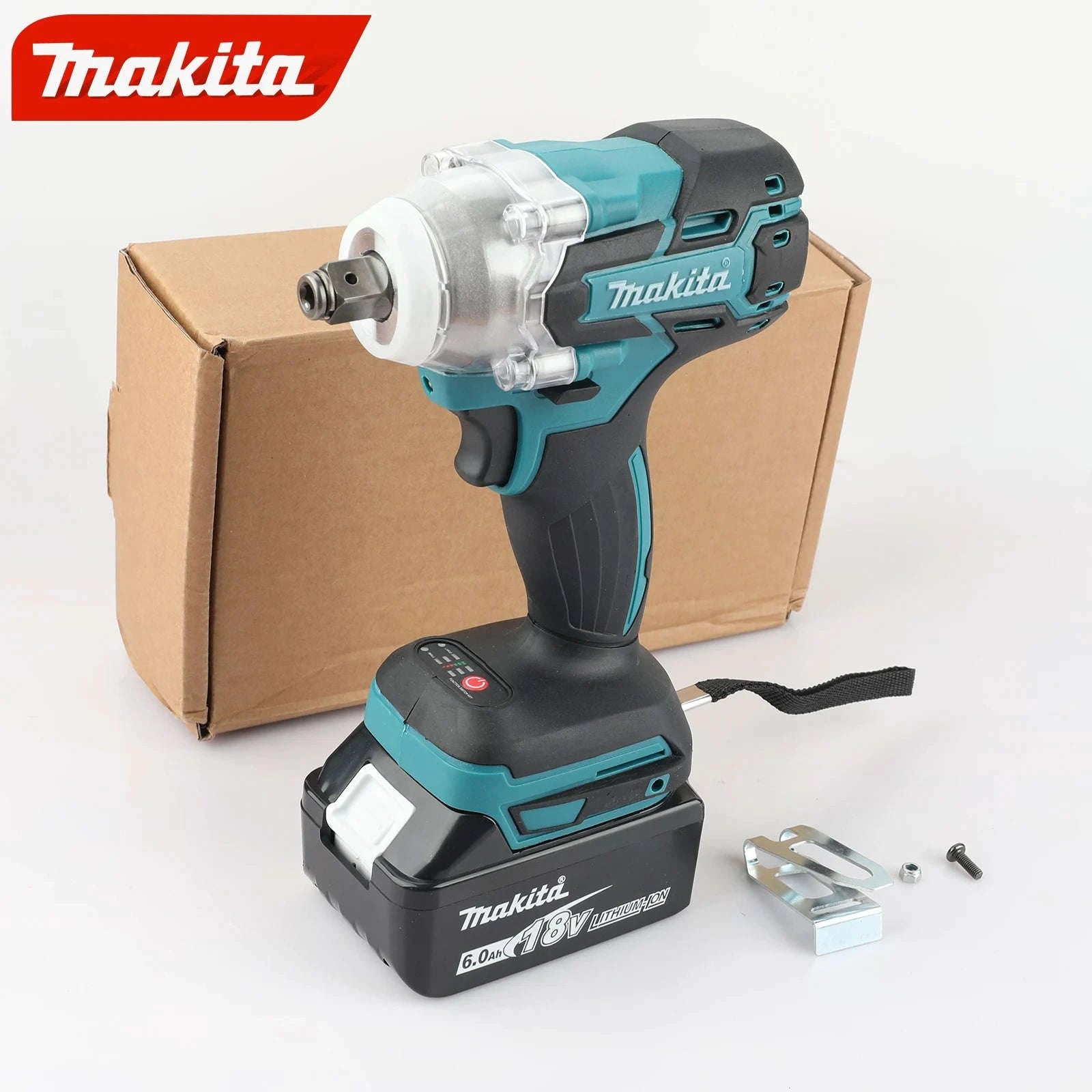 520N.M Brushless Cordless Impact Wrench-1battery 1charger / United States