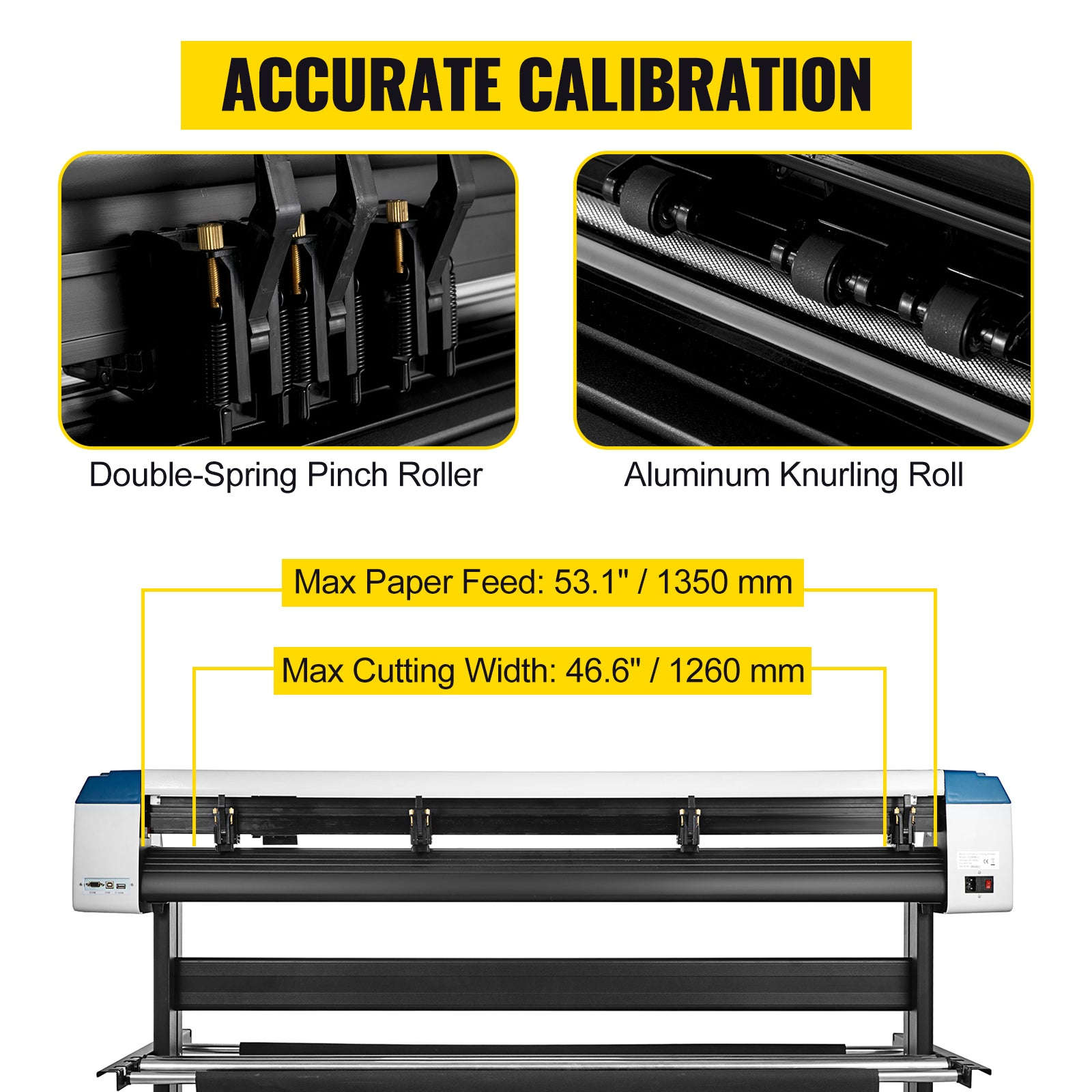 53" Vinyl Cutter Plotter with Optical Eye & SignMaster Software-34IN 2Rollers / canada