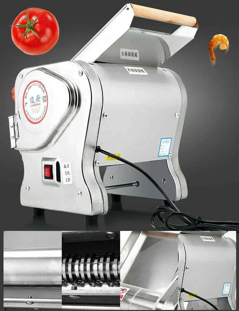 550W Electric Pasta Maker Noodle Machine with Adjustable Thickness-width 24cm 2mm 6mm / US / 110 V|United States