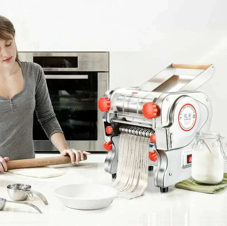 550W Electric Pasta Maker Noodle Machine with Adjustable Thickness-width 24cm 2mm 6mm / US / 110 V|United States