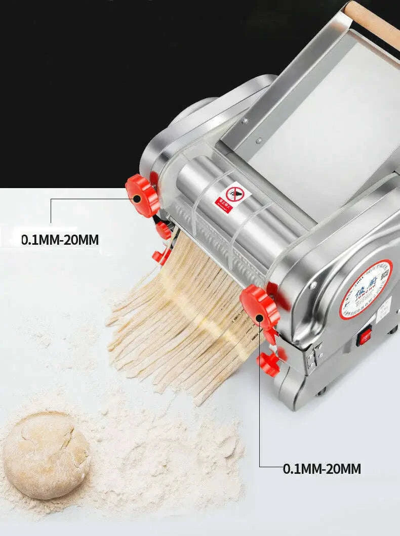 550W Electric Pasta Maker Noodle Machine with Adjustable Thickness-width 24cm 2mm 6mm / US / 110 V|United States