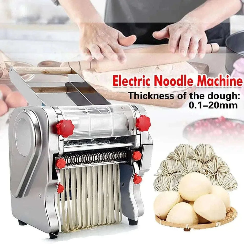 550W Electric Pasta Maker Noodle Machine with Adjustable Thickness-width 24cm 2mm 6mm / US / 110 V|United States