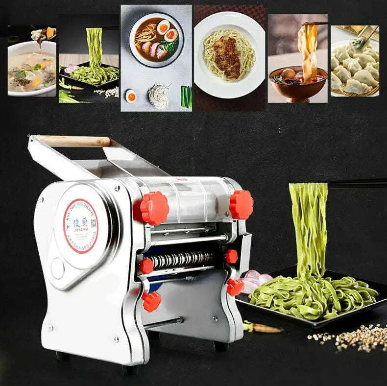 550W Electric Pasta Maker Noodle Machine with Adjustable Thickness-width 24cm 2mm 6mm / US / 110 V|United States