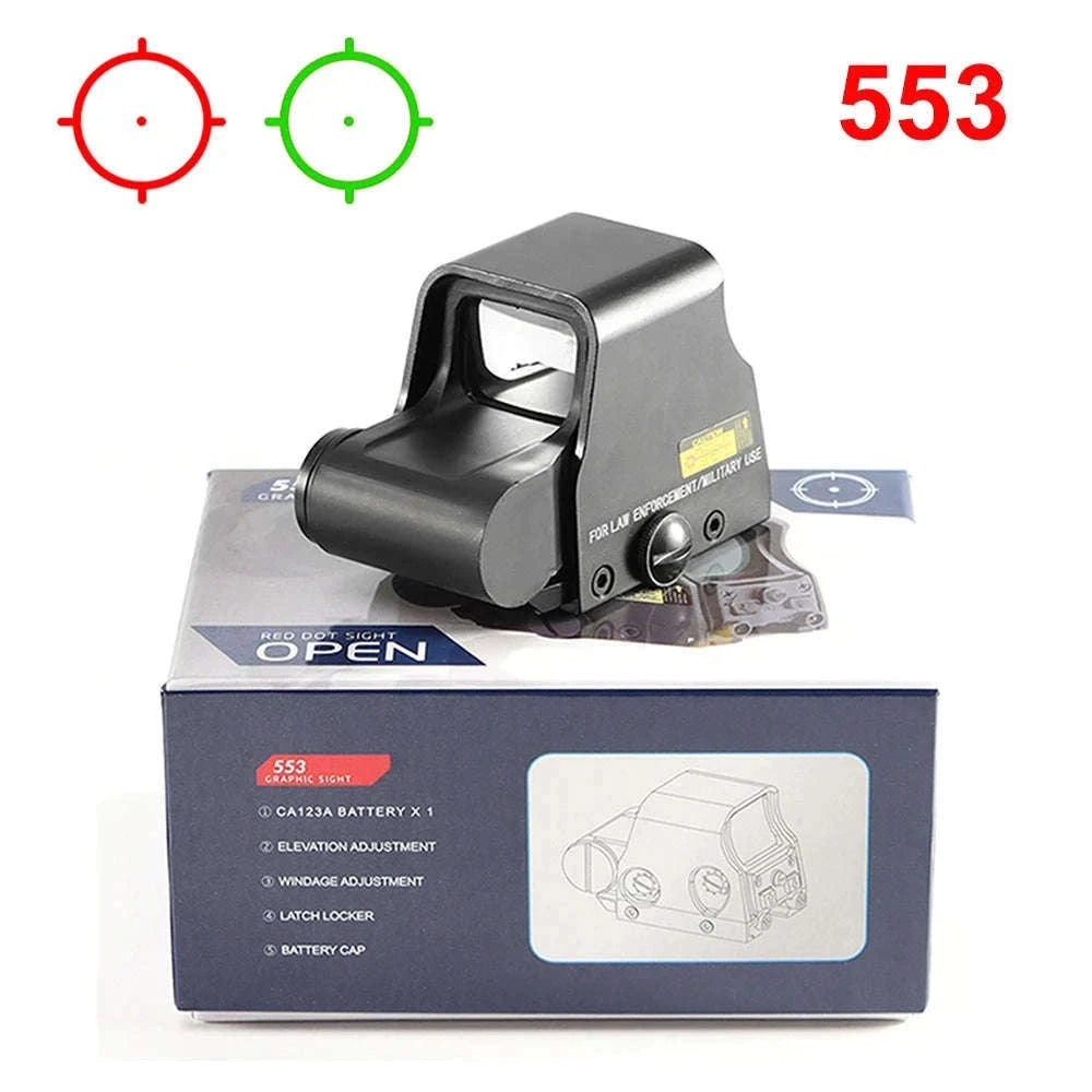 553 Holographic Sight Reflex Scope for Fast Target Acquisition-BLACK / france