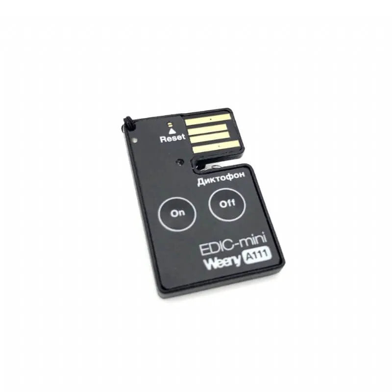Edic-mini Weeny A111 Digital Voice Recorder – 50h Recording