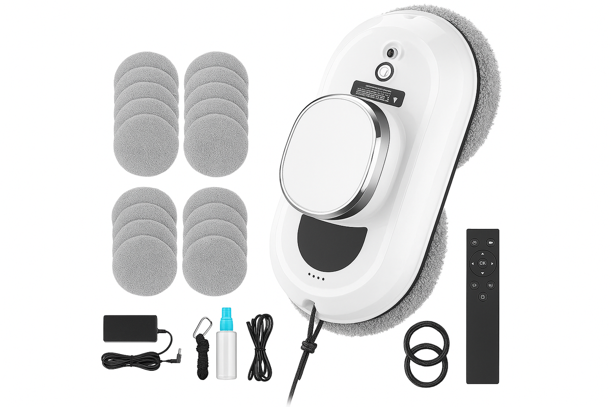 5600Pa ultra thin breathing machine cleaning window robot electric window remote control lippiacristal glasses for House