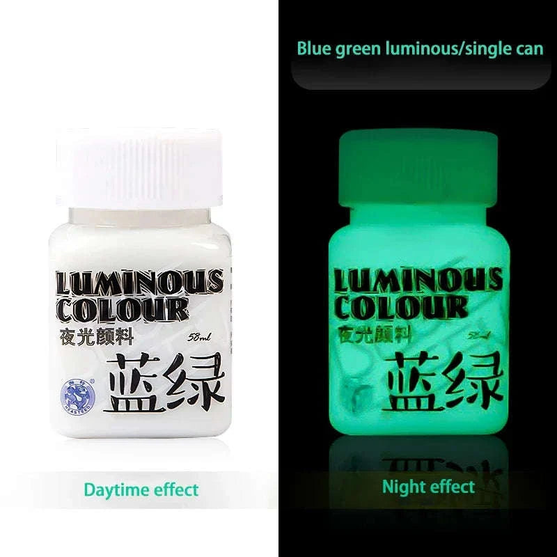 58ML Fluorescent Acrylic Pigment – Glow in the Dark-Purple B / CHINA
