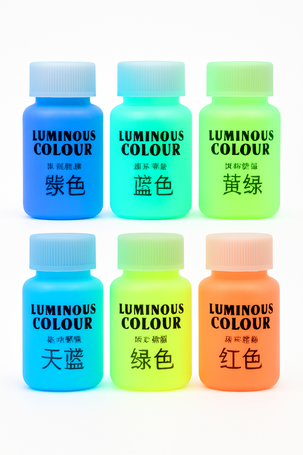 58ML Fluorescent Acrylic Pigment Glow in the Dark Paint