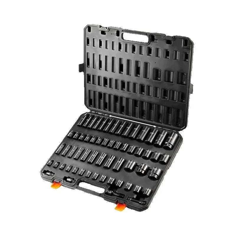 59-Piece Impact Socket Set SAE & Metric 3/8" 1/2" Drive-59PCS / United States