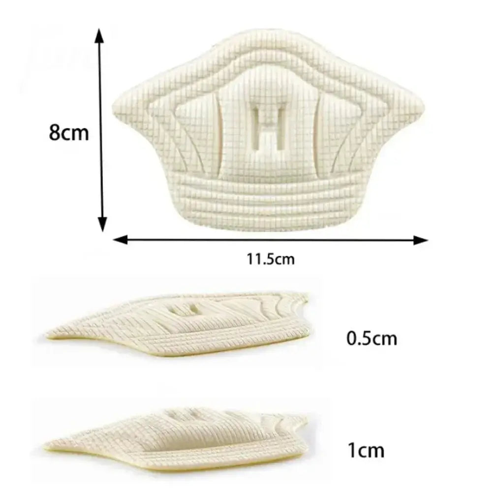 5Pairs Insoles For Shoes Patch Heel Pads For Sport Shoes Adjustable Size Feet Pad Insole Heel Protector Back Sticker Shoe Pad 