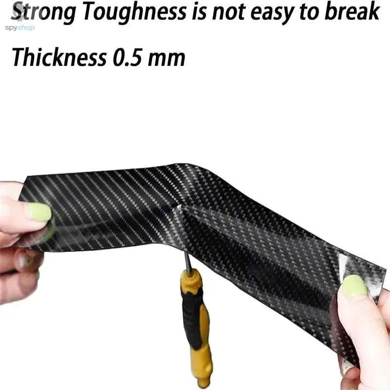 5D Carbon Fiber Car Door Sill Protector Tape-30MMX3M