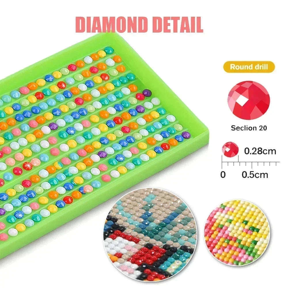 5D Forest Landscape Diamond Painting Kit for Relaxing Crafting-FDX3693 / 50x70cm Square