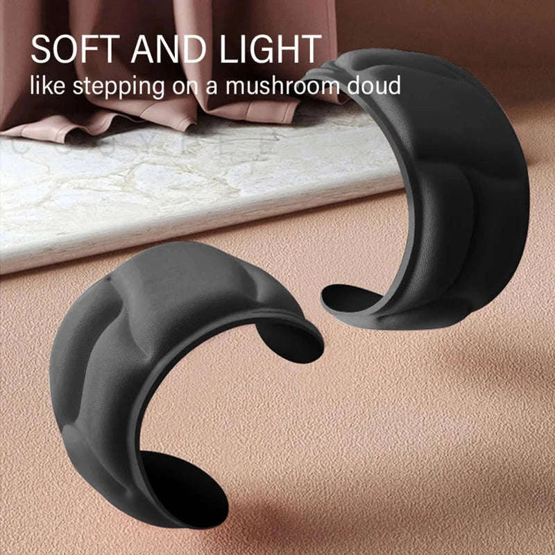 5D Massage Memory Foam Insoles for Shoes-2pairs-Beige / EU39-40