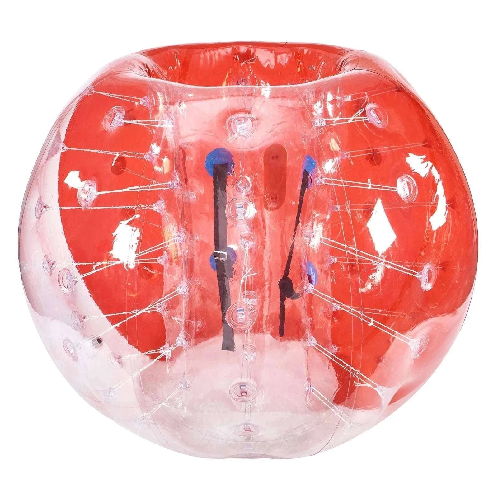 5FT Inflatable Bumper Ball for Teens & Adults Bubble Soccer Fun-red and clear / GERMANY