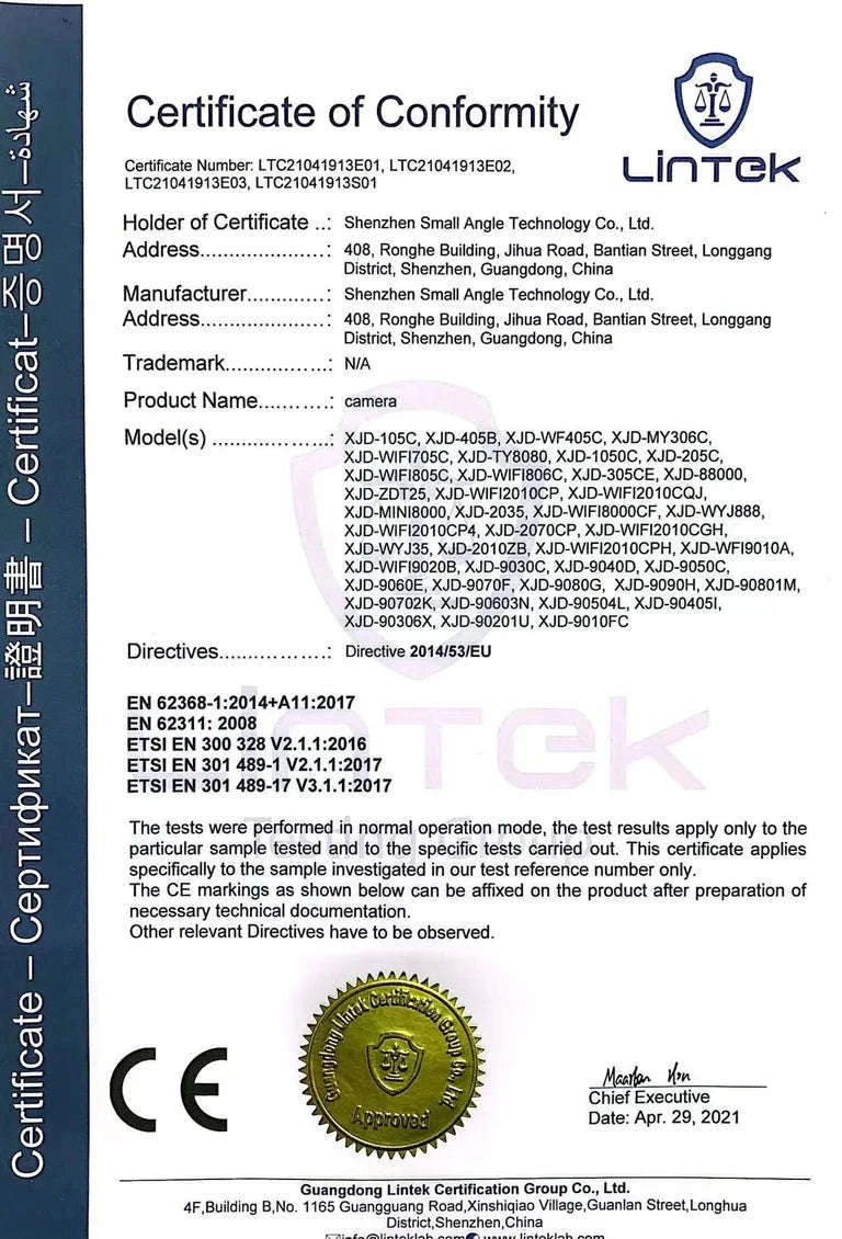 5G Tuya Door Eyehole Security Camera 1080P HD-black