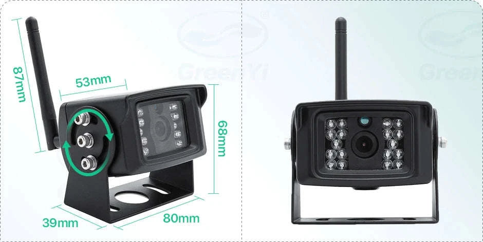 5G WiFi Truck Backup Camera 720P Night Vision for RV Bus Trailer-wifi camera