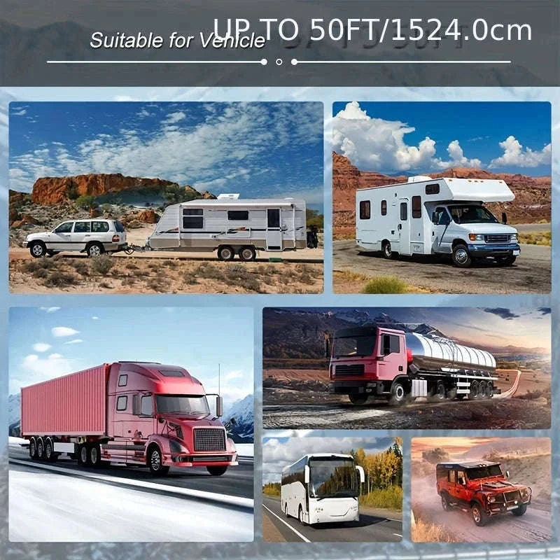 5G Wireless Solar Reversing Camera for Safer Backing Up-Gold