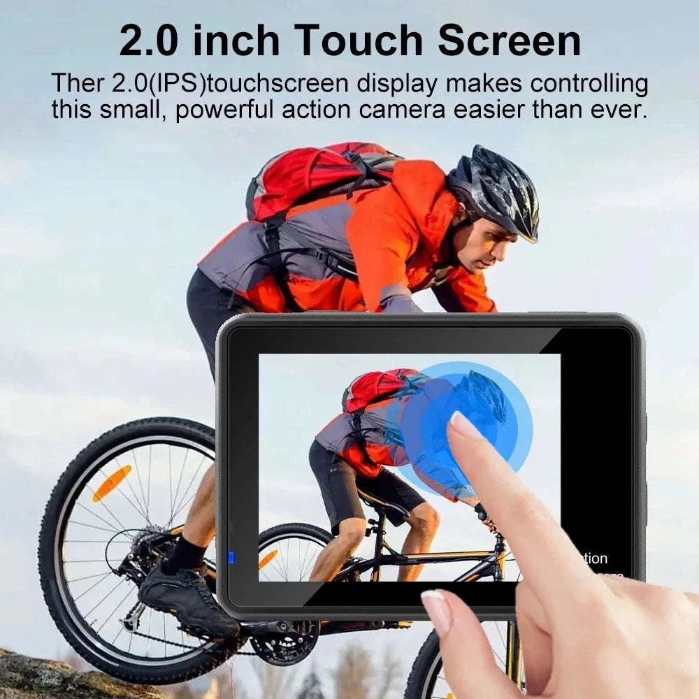 5K Action Camera 4K60FPS Dual Screen Waterproof WiFi Sports Cam-M60TR Option 5