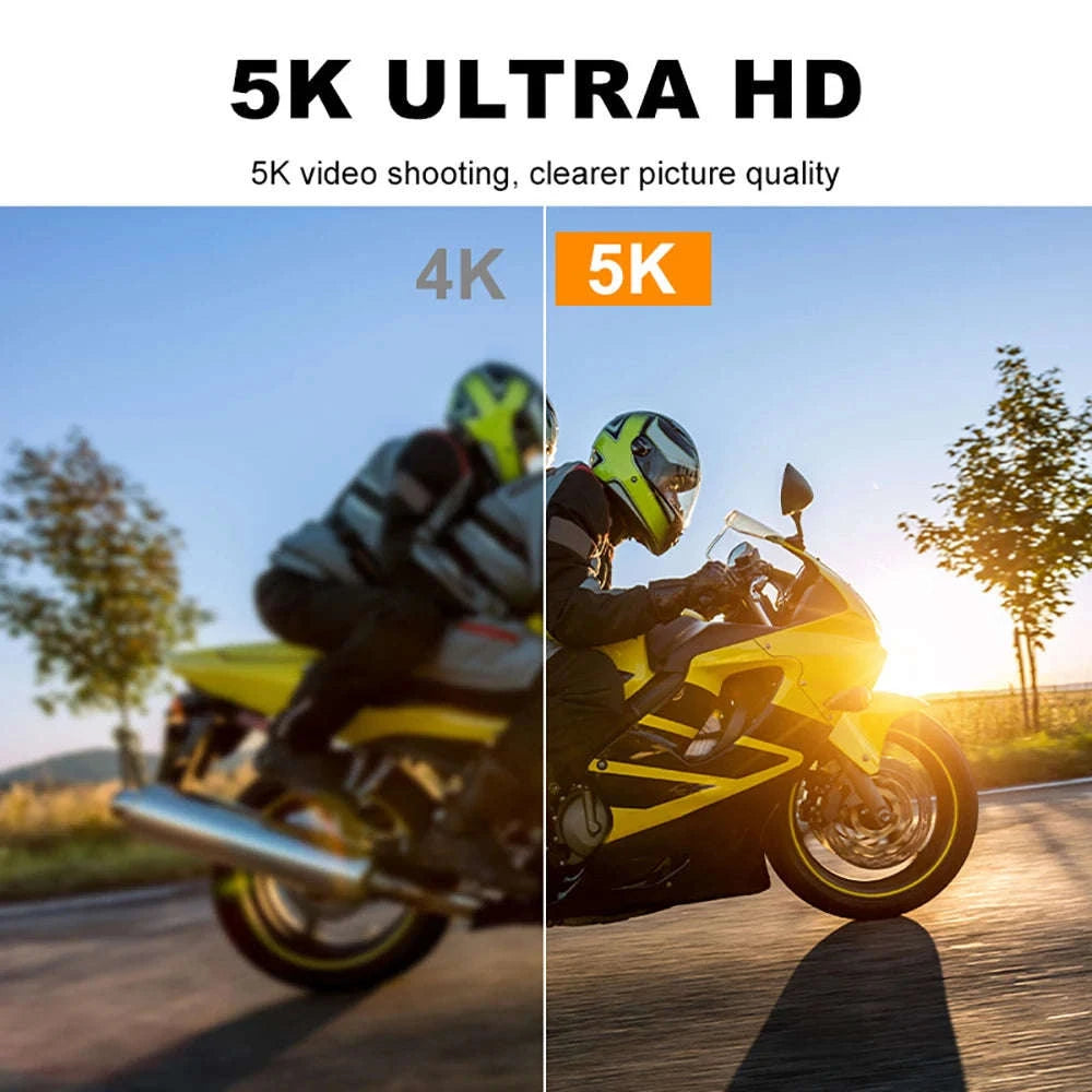 5K Action Camera 4K60FPS Dual Screen Waterproof WiFi Sports Cam-M60TR Option 5