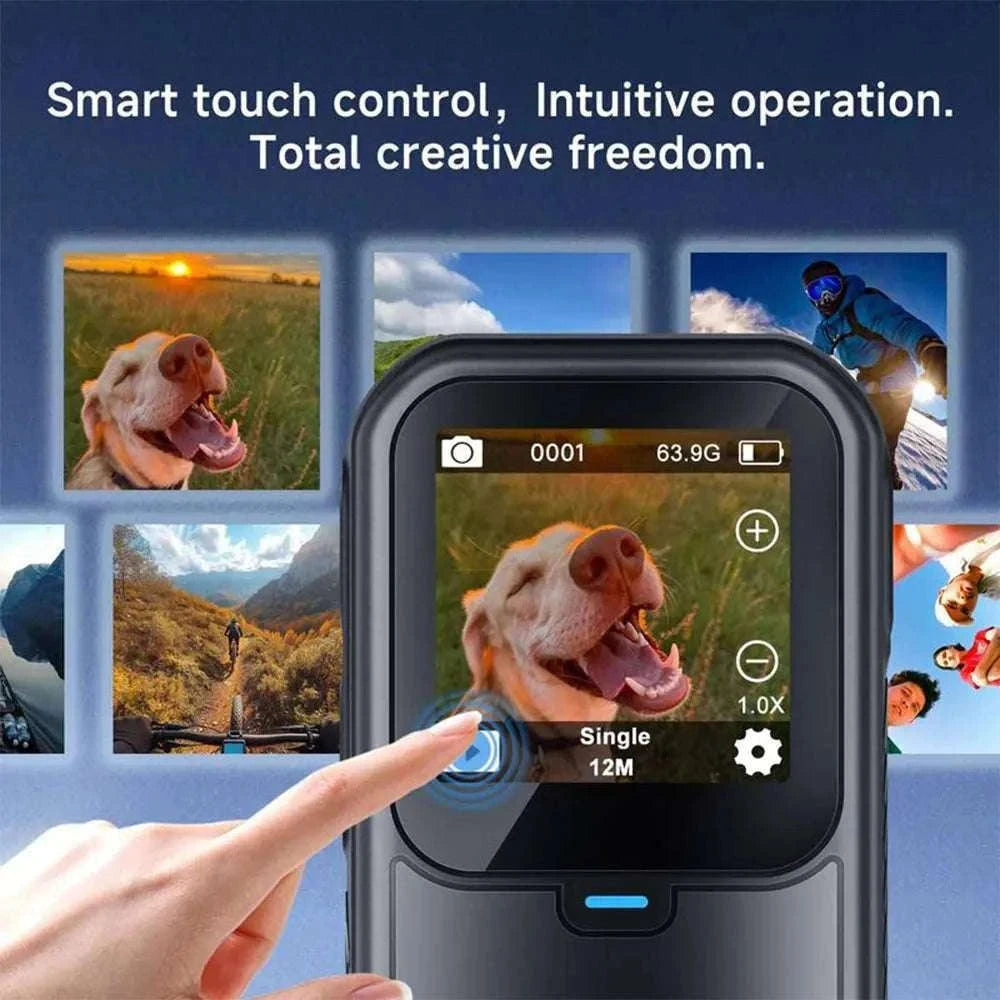 5K Thumb Action Camera with 4K60, Stabilization & WiFi-5K