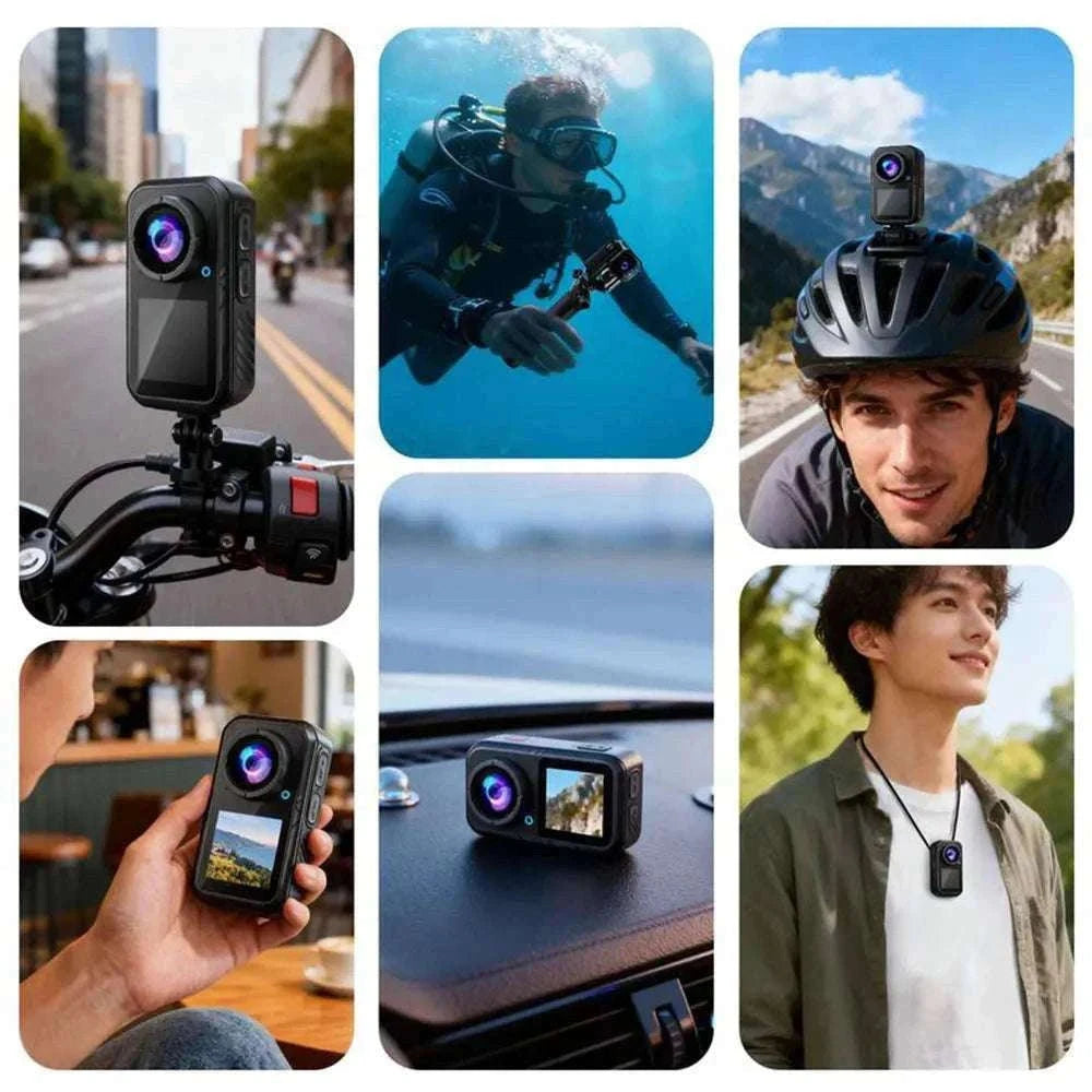 5K Thumb Action Camera with 4K60, Stabilization & WiFi-5K