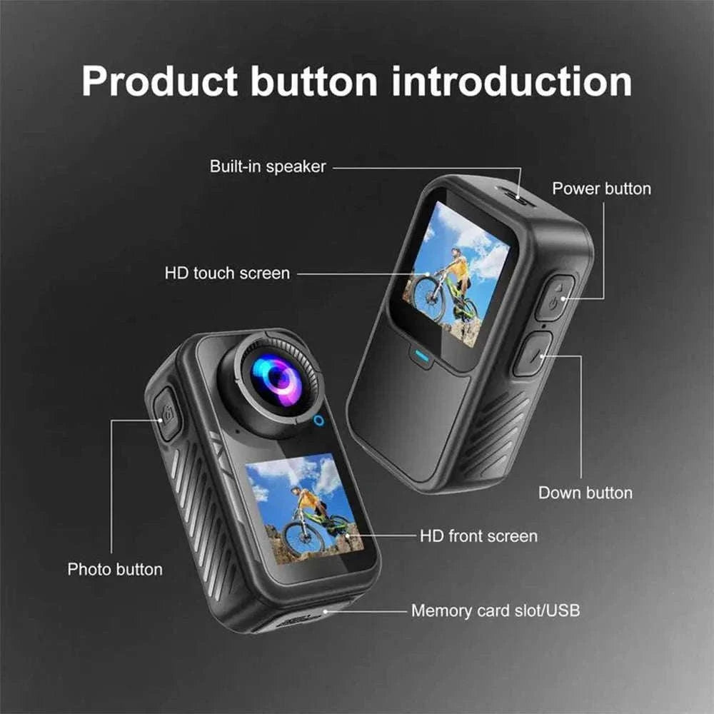 5K Thumb Action Camera with 4K60, Stabilization & WiFi-5K