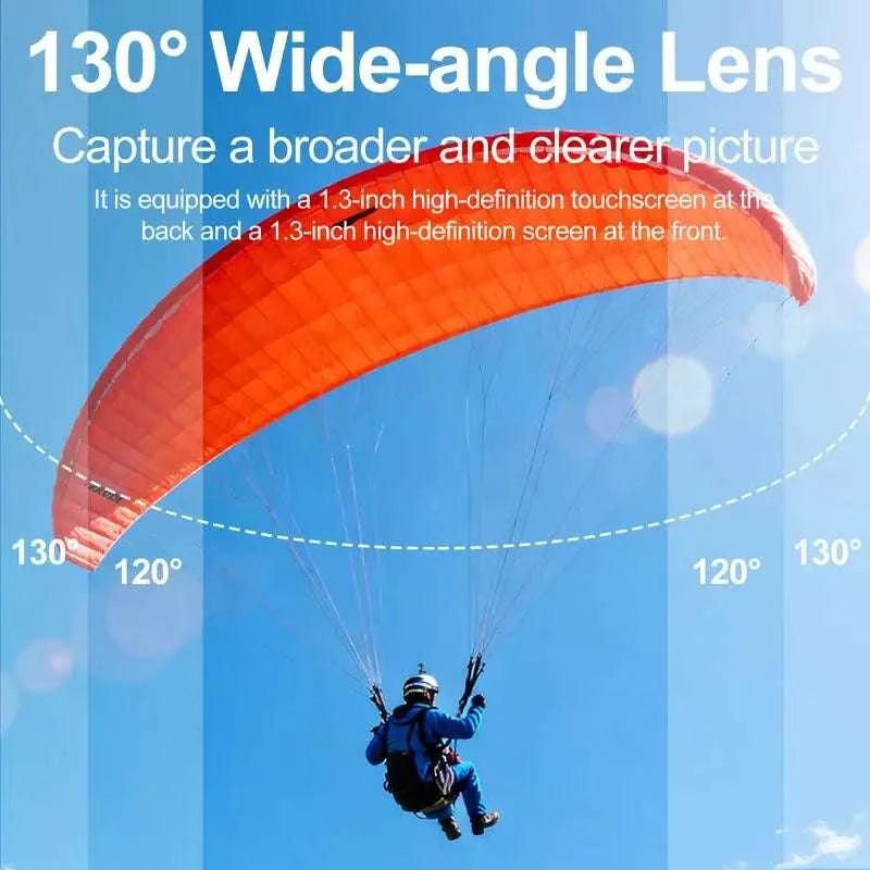 5K Thumb Action Camera with 4K60, Stabilization & WiFi-5K
