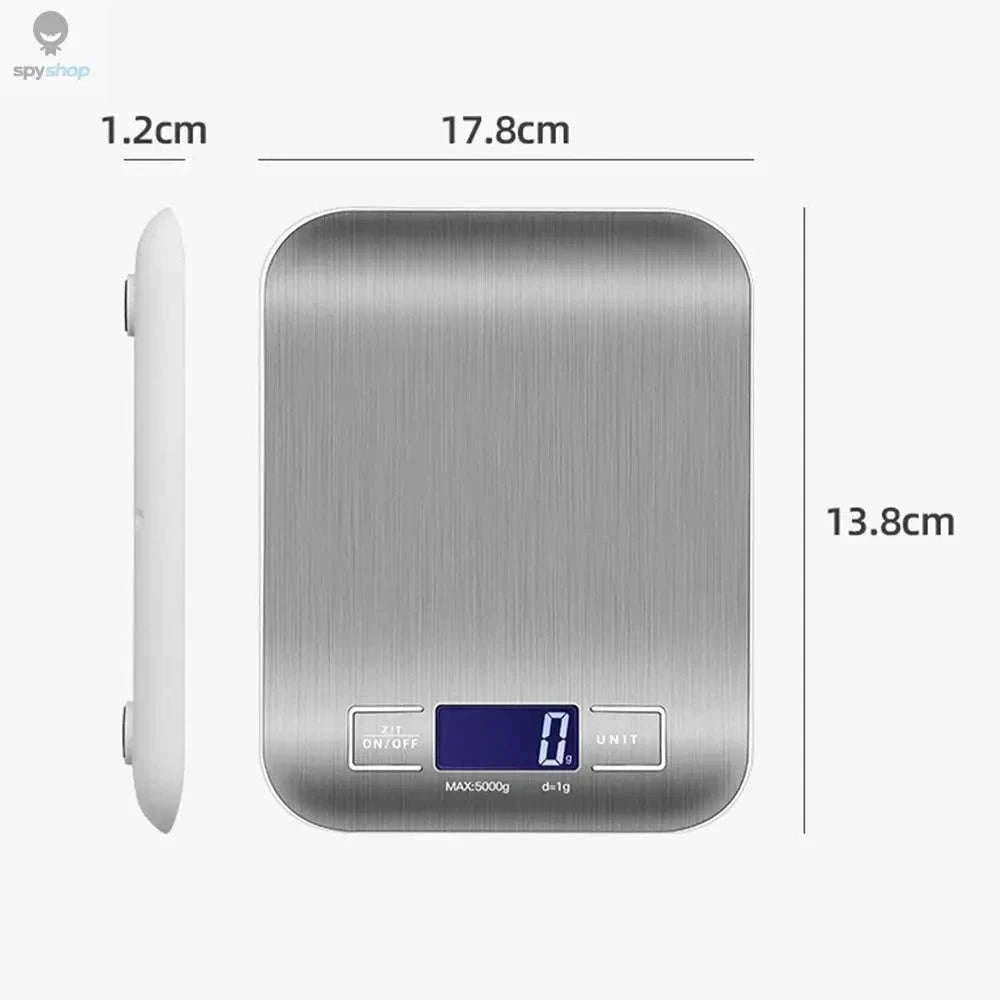 5kg/1g Portable Kitchen Scale for Precise Everyday Measuring-5kg-1g with box