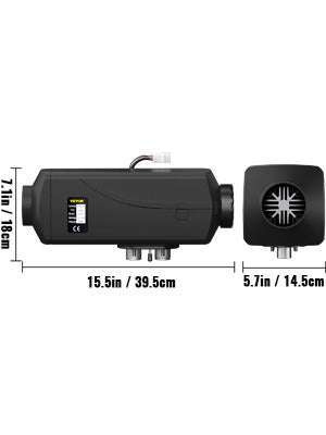 5KW 12V Diesel Air Heater with LCD & Remote for RV Truck Boat-5kw / United States