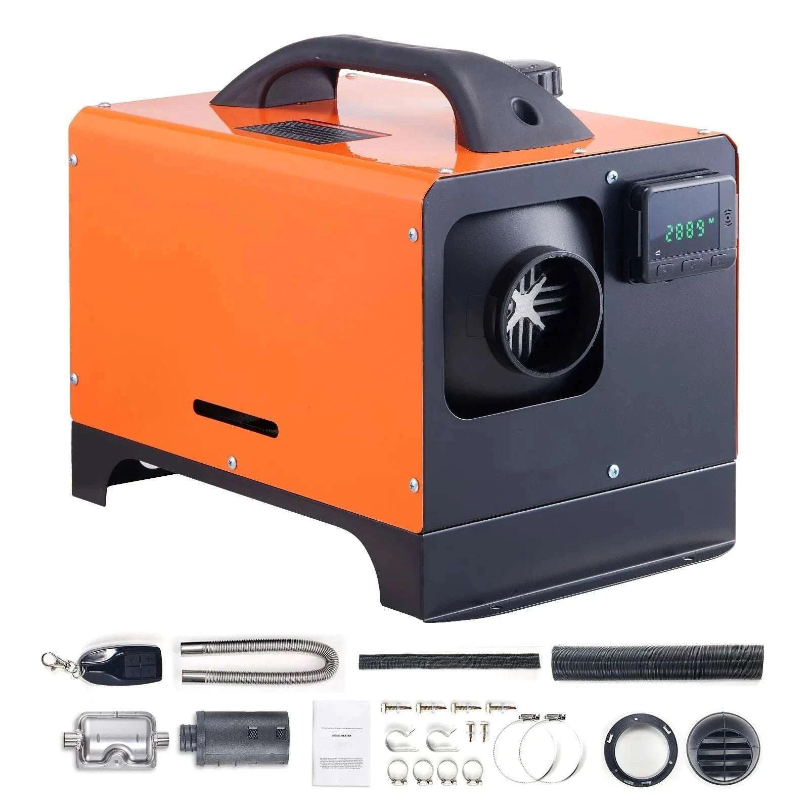 5KW Diesel Air Heater with Remote Control for Vehicles & Indoor Use-5KW / spain