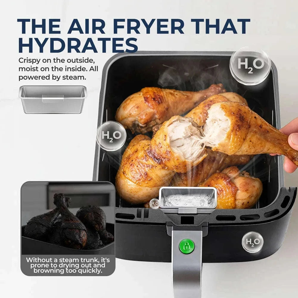 5L Air Fryer with Touch Controls and Viewing Window-ROUNY / Poland / EU